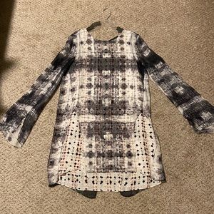 Theyskens’ Theory double layer silk dress